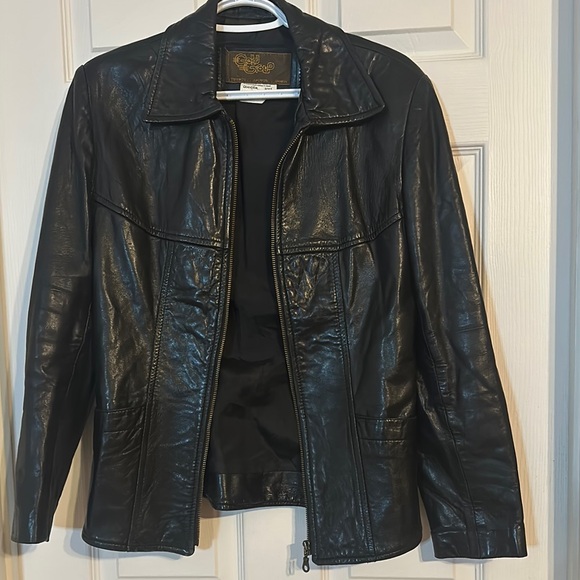 Black Leather Jacket - Picture 1 of 4